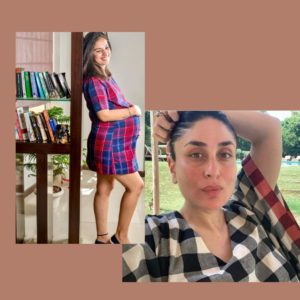 Kareena Kapoor Khan in checked dress