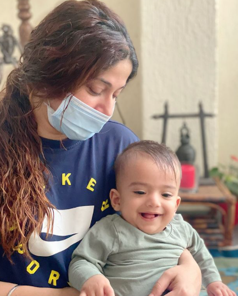 Kishwer Merchantt to Jankee Parekh, celebs whose kids tested positive for COVID-19