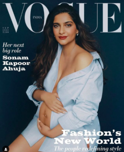 Sonam and Anand announced their pregnancy in March 21. Sonam also shared some photos from a cute maternity shoot praising Anand Ahuja.